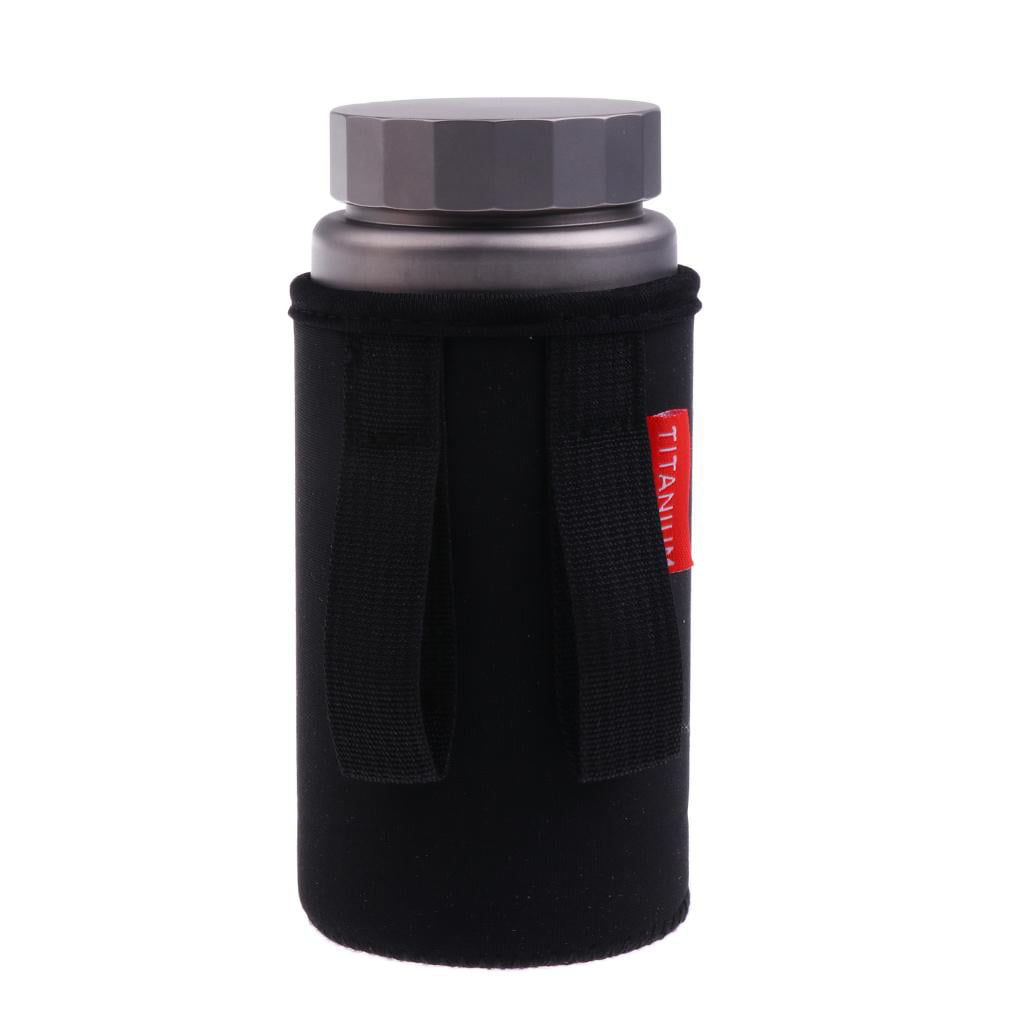 Insulated Sleeve Outdoor Hiking Cycling 400ml/600ml Titanium Water Bottle 