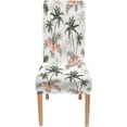 thumbnail image 2 of Dining Room Chair Covers Set of 6 Removable Washable Chair Seat Slipcovers Protector Summer Colorful Tropical Plants, 2 of 5