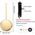 thumbnail image 3 of 2X Quartz Trigger Clock Movement Chime Music Box Completer DIY Wall Mechanism Parts with 8Pairs Clock Hands, 3 of 8