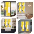 thumbnail image 6 of Abstract Yellow Gary Paint Window Privacy Film Mottled Retro Oil Painting Decorative Glass Window Film UV Blocking Static Cling Non-Adhesive Sticker Covering for Home Door 17.7 x 78.7 inches, 6 of 8