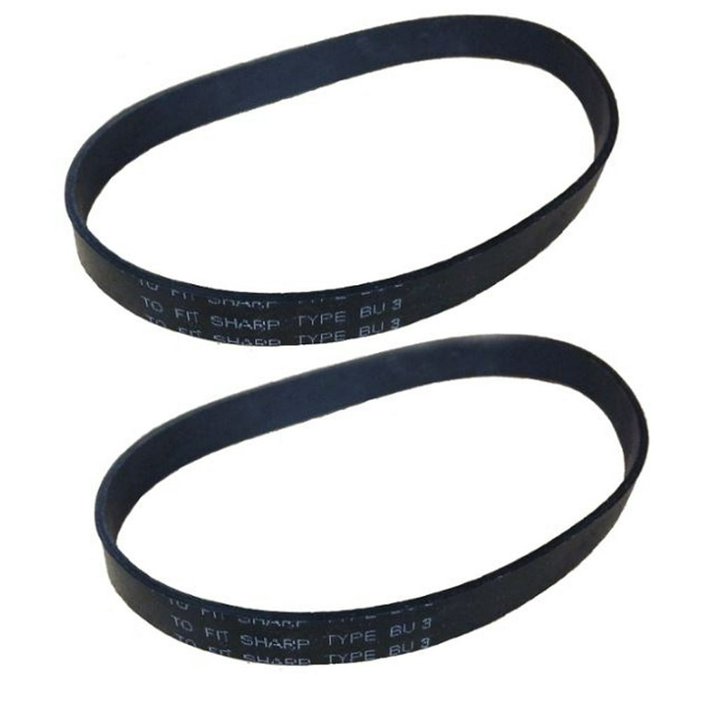 Sharp Twin Energy Upright Vacuum Cleaner Belt Replaces BU3, 2 Pack