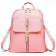 thumbnail image 1 of LHSHID casual patent pu leather Womens backpacks solid schoolbag female Rucksack women preppy style High quality school backpack, 1 of 6