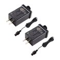 thumbnail image 3 of 2PCS 替换院子充气适配器 12V 1A,2 类电源,带 9.84 英尺延长线 套装 美规, 3 of 9