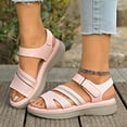 thumbnail image 1 of WILLBEST Sandalias Para Mujer, Sandalias Onduladas Con Plataforma Y Cuña, Sandalias De Cuña Transpirables Con Hebilla Trenzada Versátiles A La Moda, 1 of 9