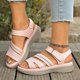 thumbnail image 1 of MKLEKYY Sandalias de Mujer Playa Sandalias Cómodas para Mujer para Uso Diario E Informal Con Diseño Elegante, Cierre de Cinta y Suela Gruesa para Actividades de Verano, 1 of 5