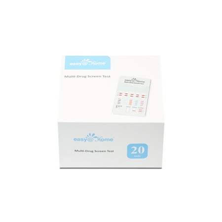 Easy@home Instant Urine Drug Test Kits for 12 Different Drugs Buprenorphine(BUP),AMP,BAR,BZO,COC,MAMP (MET),MDMA,MTD,OPI300 (MOP),OXY,PCP,THC, WEDOAP-6125B, 20 Pack
