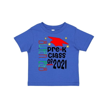 

Inktastic Graduating Pre-K Class of 2021 Gift Toddler Toddler Girl T-Shirt
