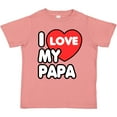 thumbnail image 3 of Inktastic I Love My Papa Boys or Girls Toddler T-Shirt, 3 of 5