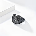 thumbnail image 4 of Horse Head Ring Stainless Steel Animal Design Retro Jewelry, 4 of 6