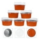 thumbnail image 2 of 50 PCS Copas de aluminio de aluminio doméstico desechables y contenedores de postre (naranja), 2 of 5