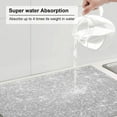thumbnail image 6 of Easygdp Silver Glitter Microfiber Absorbent Dish Drying Pad,Kitchen Drying Mat,Can Be Hung, Strong Water Absorption Capacity,Quick Drying, 6 of 9