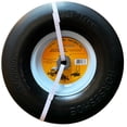 thumbnail image 3 of Horseshoe (2-Pack) Commercial Solid 13x5.00-6 Flat-Free Lawn Mower Smooth Tires with Steel Rim, Fits 36-68"deck Lawn Mowers & Gardon Tractor, Bore φ5/8" & Hub 3.25-5.9", 3 of 10
