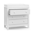 thumbnail image 6 of Graco Noah 3 Drawer Infant Diaper Changing Table Dresser, White, 6 of 10