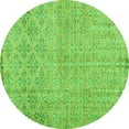 thumbnail image 1 of Ahgly Company Indoor Round Persian Green Traditional Area Rugs, 5' Round, 1 of 1