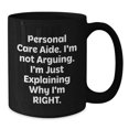 thumbnail image 3 of Funny Personal Care Aide Gifts from Men, Women, Friends, Coworkers, Family, Funny Black Coffee Mugs for Personal Care Aide Christmas Unique Gifts, 3 of 3