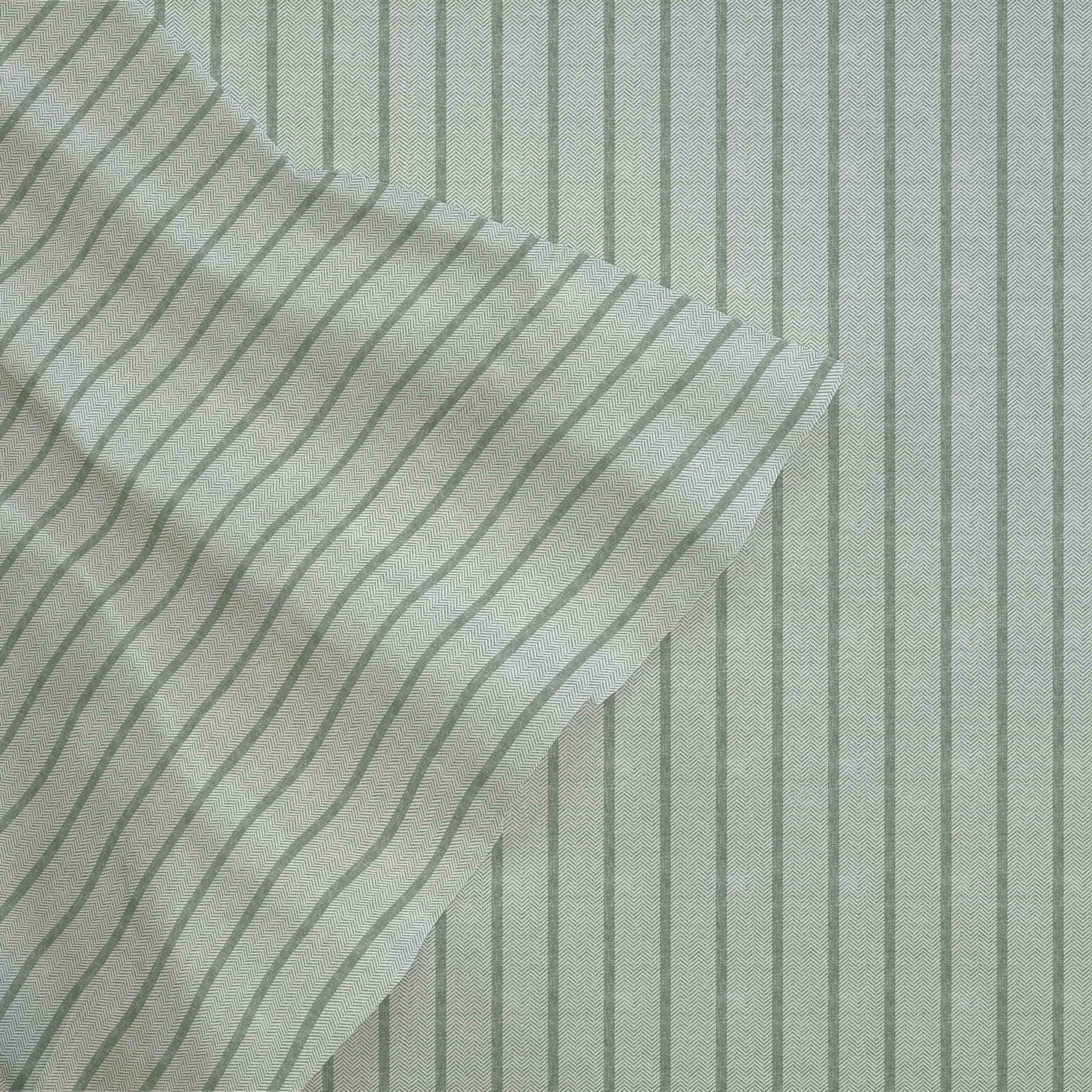 Martex Easy Living Cationic Stripe Full Charcoal Sheet Set