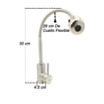 thumbnail image 3 of Llave Monomando Fregadero O Tarja Cocina Flexible Alfa Acero Inoxidable 304 Satinada 2 Funcioes, 3 of 3