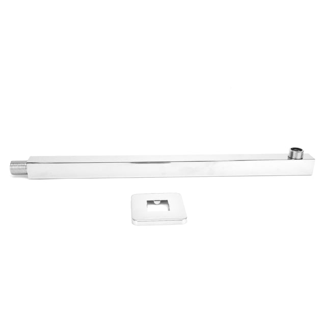 Barra de extensión de cabezal de ducha de acero inoxidable G1/2 pulgadas, brazo de ducha tipo lluvia montado en la pared para baño
