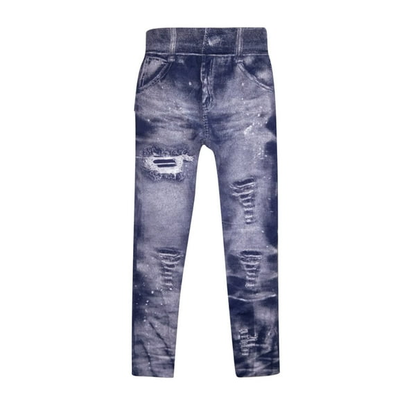 Pantalones de mujer Leggings Ultra suave clásico Denim Jean Leggings pantalones casuales imitación de mezclilla súper elástico señoras pantalones delgados GERsome GERS32