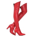 thumbnail image 1 of Shoe'N Tale Woman Suede Thigh High Over The Knee Boots, 1 of 3
