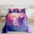 thumbnail image 2 of Castle Fairy Cute Salamander Twin Comforter Sets for Kids,Kawaii Axolotl Bedding Set, 2 of 8