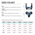 thumbnail image 6 of Daiia Night Scene of Wolves Women's Bikini Set Two Piece Swimsuit High Waisted Bikini Adjustable Straps Bikini Perfect for Beach, Pool, and Summer Vacation-Small, 6 of 9