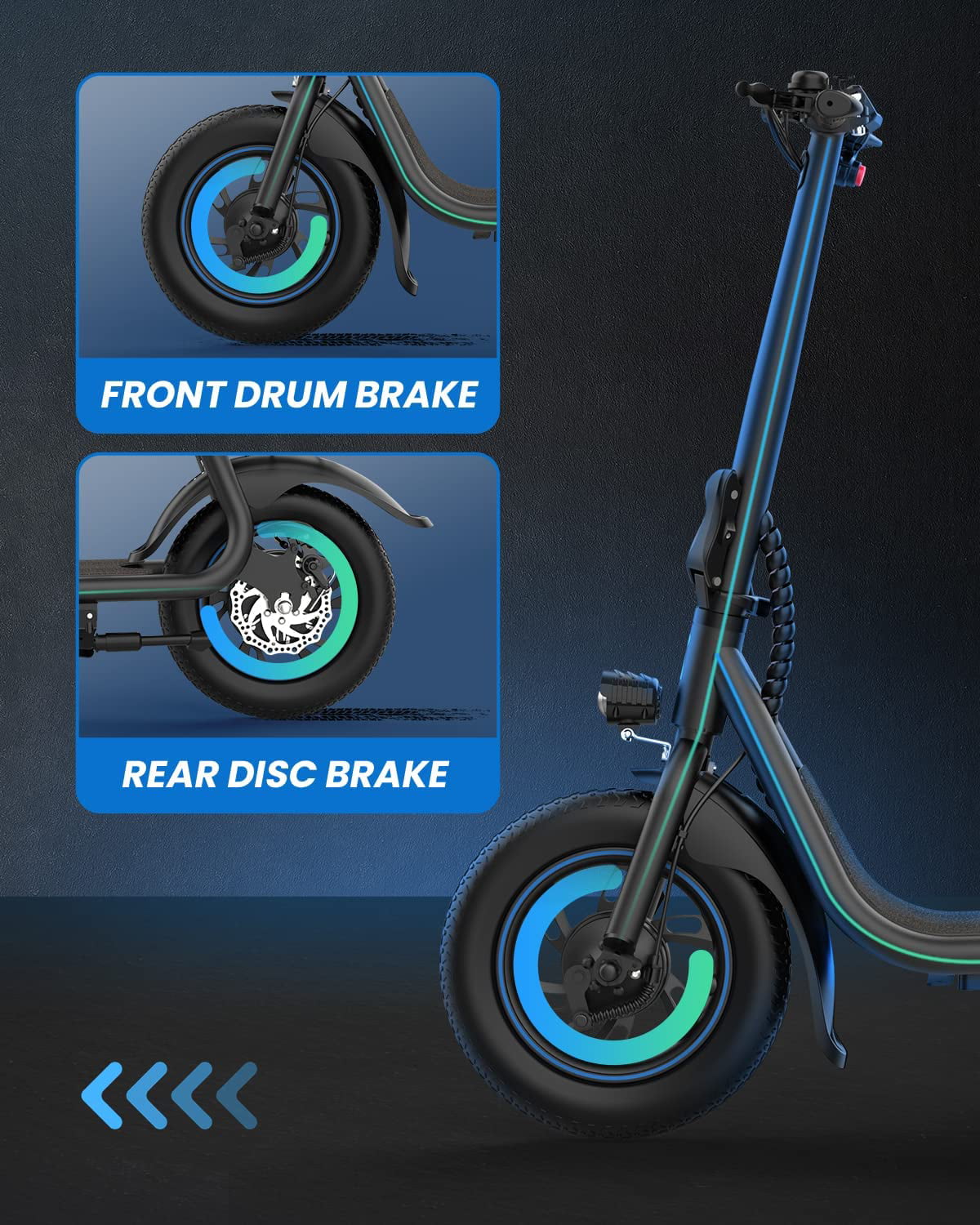Max 22 Powerful C1 Electric with up Speed URBANMAX Adult Motor Scooter-Blackfor Range, Electric Commuting with for Folding Basket 450W Scooter Seat, 15.5Mph, to Scooter Miles Electric