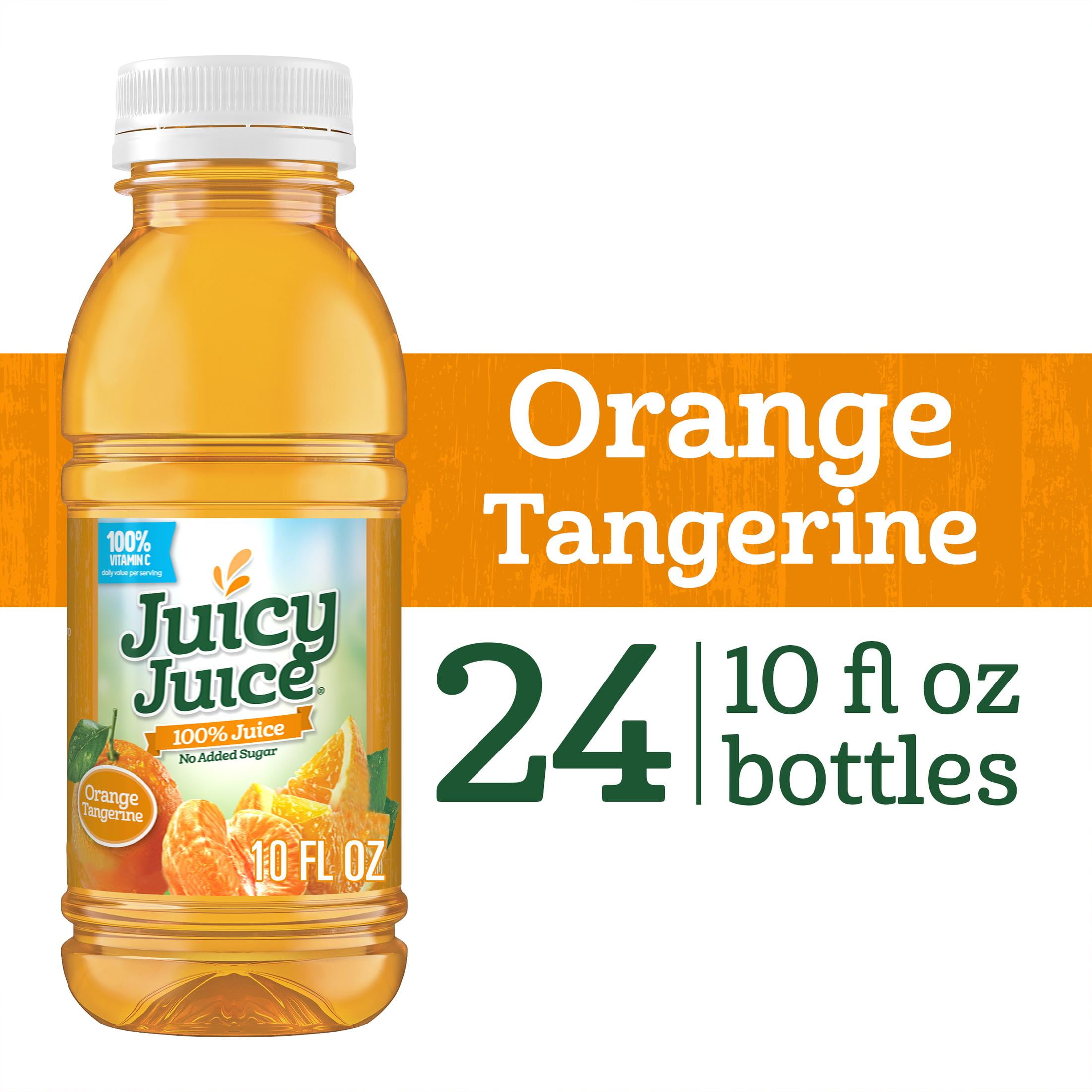 Juicy Juice Orange Tangerine Juice, Orange Juice Drink, 24 Count, 10 FL