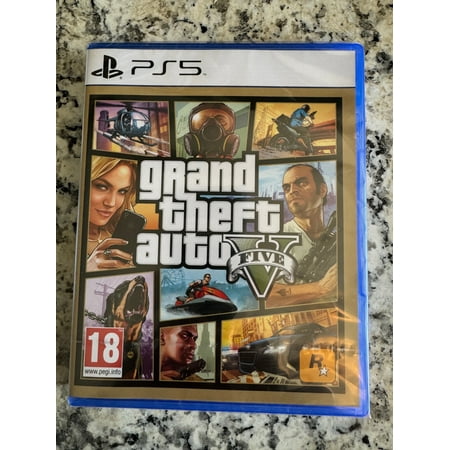 Grand Theft Auto V - PlayStation 5, Brand Factory Sealed, Action and Adventure