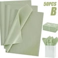 thumbnail image 1 of 50 Sheets Green Tissue Paper, Sage Tissue Paper For Gift Sale Bags, 1 of 8
