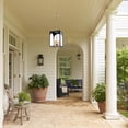 thumbnail image 5 of Melucee 4-light Outdoor Pendant Light for Porch, Black Brass Outdoor Hanging Light Fixture with E12 Light Holder, 5 of 7
