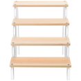 thumbnail image 2 of Display Shelf Acrylic Display Stand Multi-Tier Organizer For Cupcakes Home Dresser Khaki Storage 1Pack, 2 of 4