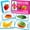 Food, variant on Quokka Jigsaw Toddler Puzzles Ages 2-4 – 100% Self-Correcting 16 Realistic Matching Fruits Veggies – Educational Toddler Puzzles Ages 1-3