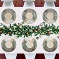 thumbnail image 7 of Ryvnso Butterfly with Golden Round Plate Mats Dining Table Placemat Set of 4 for Holiday Decoration, 7 of 7