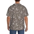 thumbnail image 3 of Kdxio Men's Hawaiian Shirt for Men Short Sleeve Shirt Retro Bunny Summer Casual Holiday Beach Button Down T-Shirts, 3 of 7