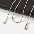 thumbnail image 2 of 10 pc Resistant 304 Stainless Steel Snake Chain Necklaces Stainless Steel Color 17.7 inch(45cm) 1.5mm, 2 of 4
