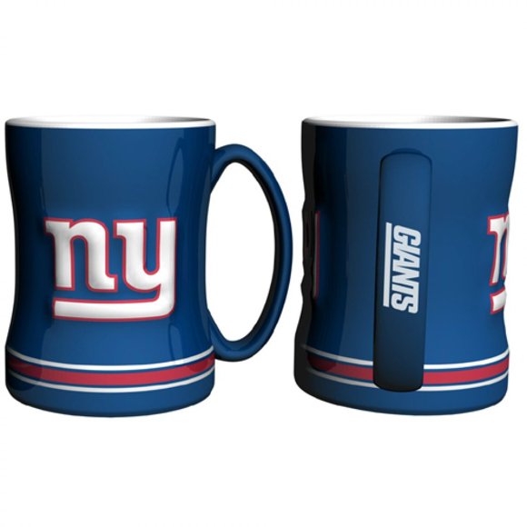 New York Giants Tasse à Café Logo Sculpté 14 Onces