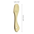 thumbnail image 4 of Unique Bargains 2 Pcs Mini Makeup Cosmetic Spoon Portable Flat Head Facial Mask Spatula Gold Tone, 4 of 6