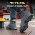 thumbnail image 5 of AUXDIQ Safety Trainers Men Women Steel Toe Cap Trainers Lightweight Work Shoes Comfy Industrial Sneakers Construction Work Boots, 5 of 6