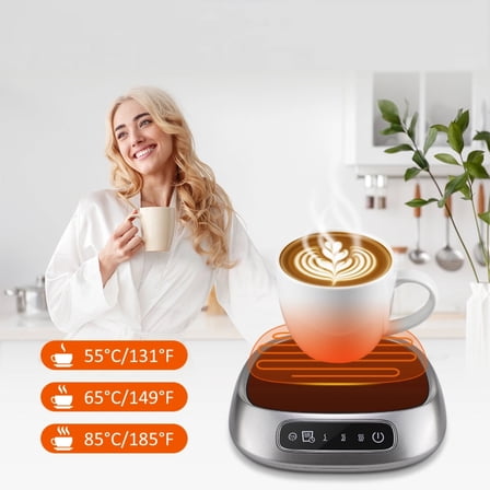Coffee Mug Warmer Auto Shut Off for Desk, 3 Temperature-Controlled Smart Cup Warmer, Electric Tea & Espresso Beverage Warmers for Heating Coffee, Tea, Water, Milk