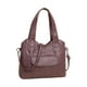 thumbnail image 1 of Bolso tote para mujer, suave, tipo hobo, de piel sintética, ideal para ir de compras, trabajar o viajar. Púrpura, 1 of 9