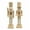 25cm F, variant on Selrti 1/2/3Pcs 25/38CM Christmas Wooden Unfinished Nutcracker Figurine DIY Blank Unpainted Soldier Figure Holiday Party Ornament Decoration