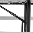 thumbnail image 6 of Peakform 6' Rectangular Picnic Table Double Bench Wood Grain Seating, White, 6 of 7