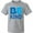 AC-Heather Grey, variant on Be Kind Logo in Blue Youth T-Shirt