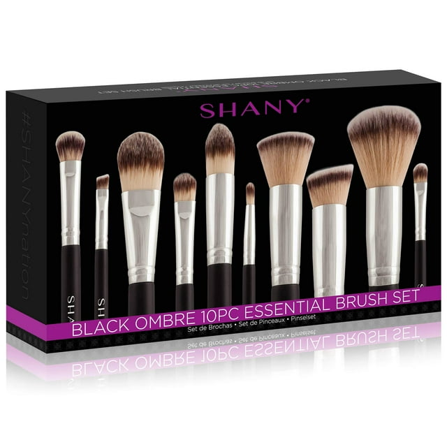 Set de brochas de maquillaje SHANY de 8 piezas Essential Professional