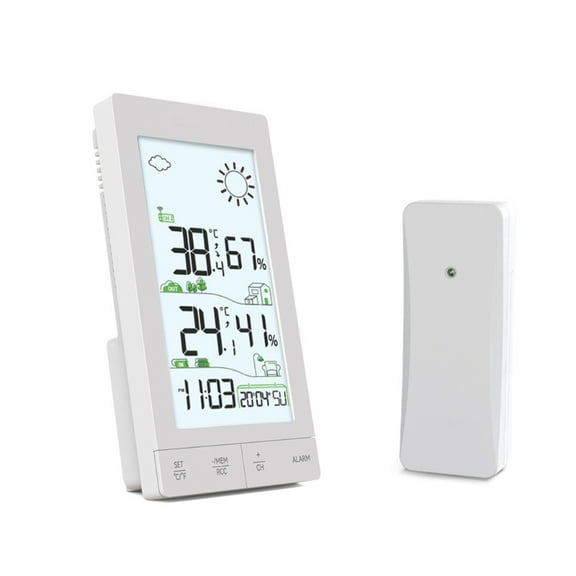 Digital Weather Stations touch screens Sensors for Indoor and Outdoor Temperature