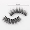 thumbnail image 5 of Grofry 1Pair Full Strip False Lashes Long Lasting Smudge-proof Cosmetic Natural Look Mink Flase Lashes for Girl 34, 5 of 8
