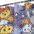 thumbnail image 3 of Halloween Cute Icons Collage Pattern Shower Curtain 36"x72" ,Bathroom Decorative Shower Curtains Set with 12 Hooks,Modern Waterproof Washable Shower Curtain, 3 of 6