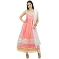 thumbnail image 1 of Atasi Womens Partywear Long Anarkali Suit With Dupatta Designer Suit, 1 of 7
