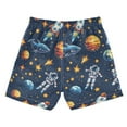 thumbnail image 2 of joogoo Boys Swim Trunks Space Stars Universe Beach Board Shorts Drawstring Swimsuit S, 2 of 6